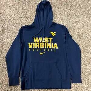 Nike ThermaFit West Virginia Football Hoodie - Men's Size M - CL
